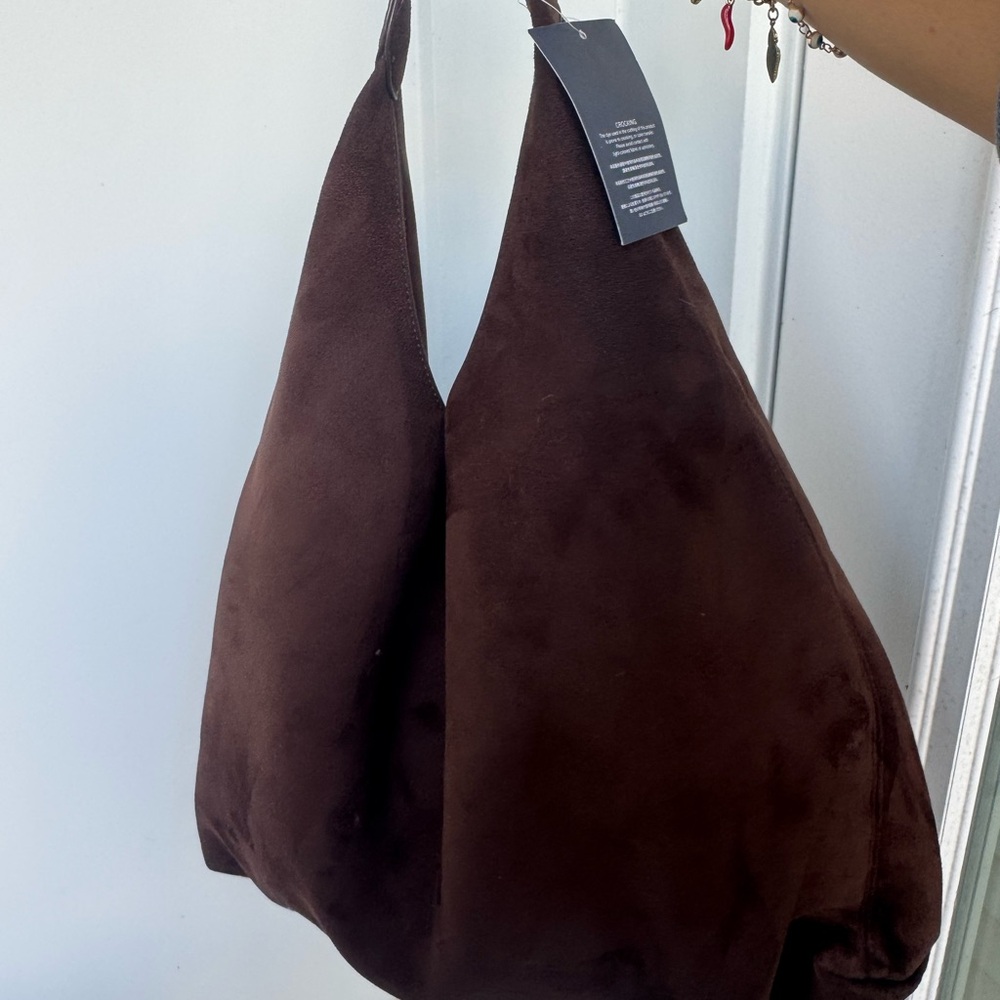 GAP Vegan Suede Slouchy Tote Bag – NWT - Picture 5 of 7